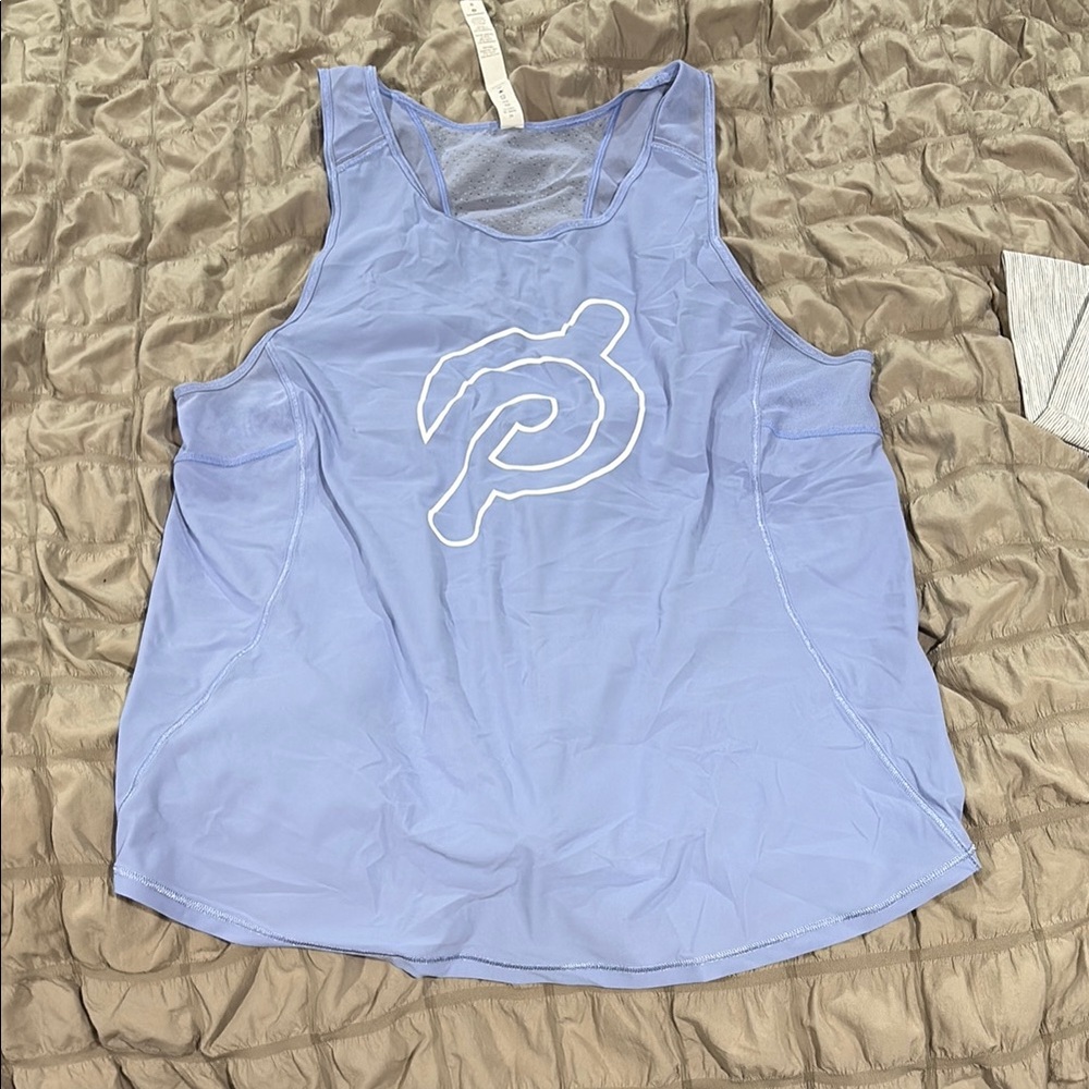 Peloton Lululemon  Women's Blue Tank Top